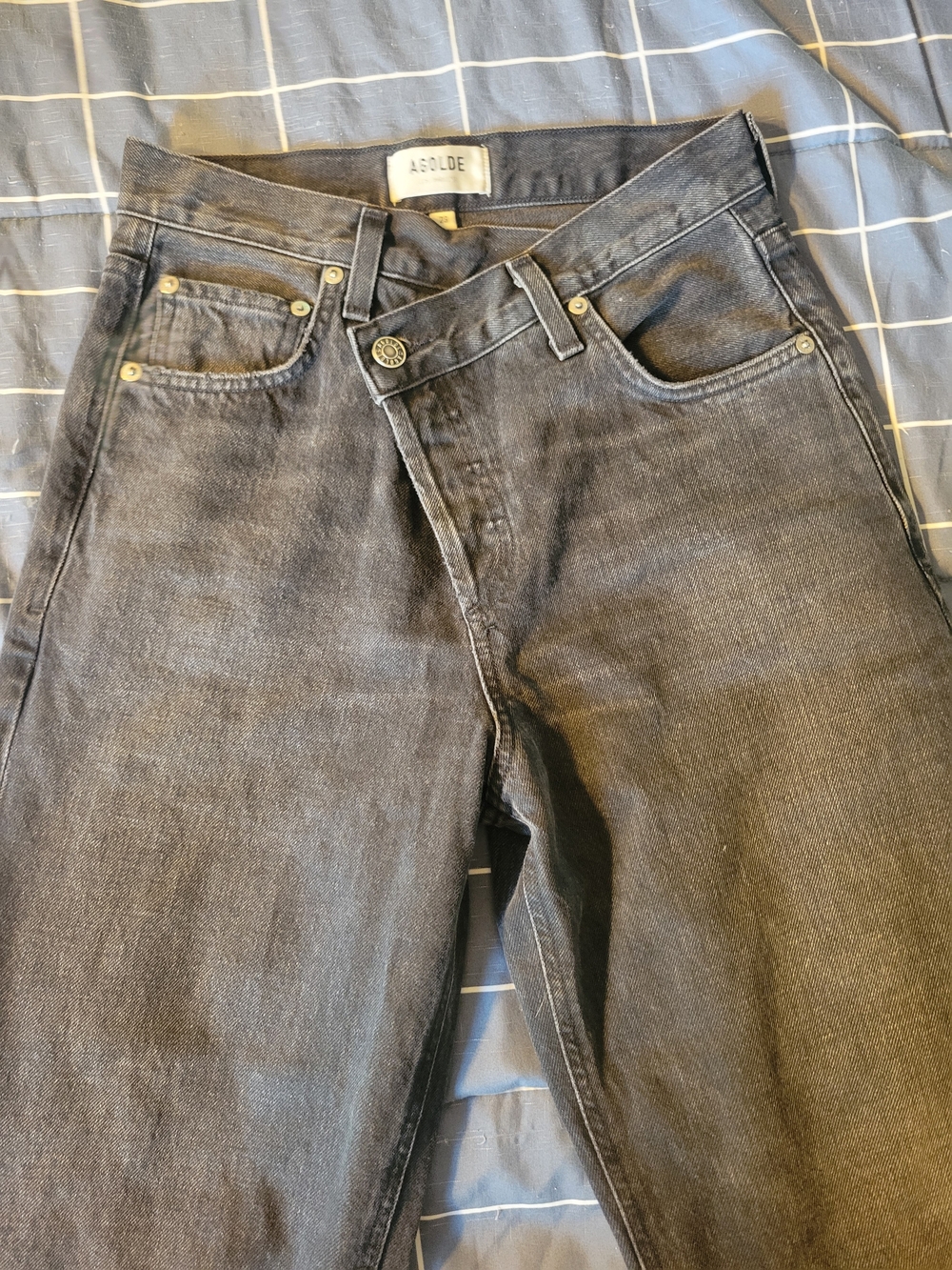 Agolde Arc Criss Cross Jeans Like New.